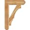 Ekena Millwork Balboa Craftsman Rough Sawn Bracket w/ Offset Brace, Western Red Cedar, 8"W x 28"D x 40"H BKT0806X28X40BOA04RWR - alternate 4